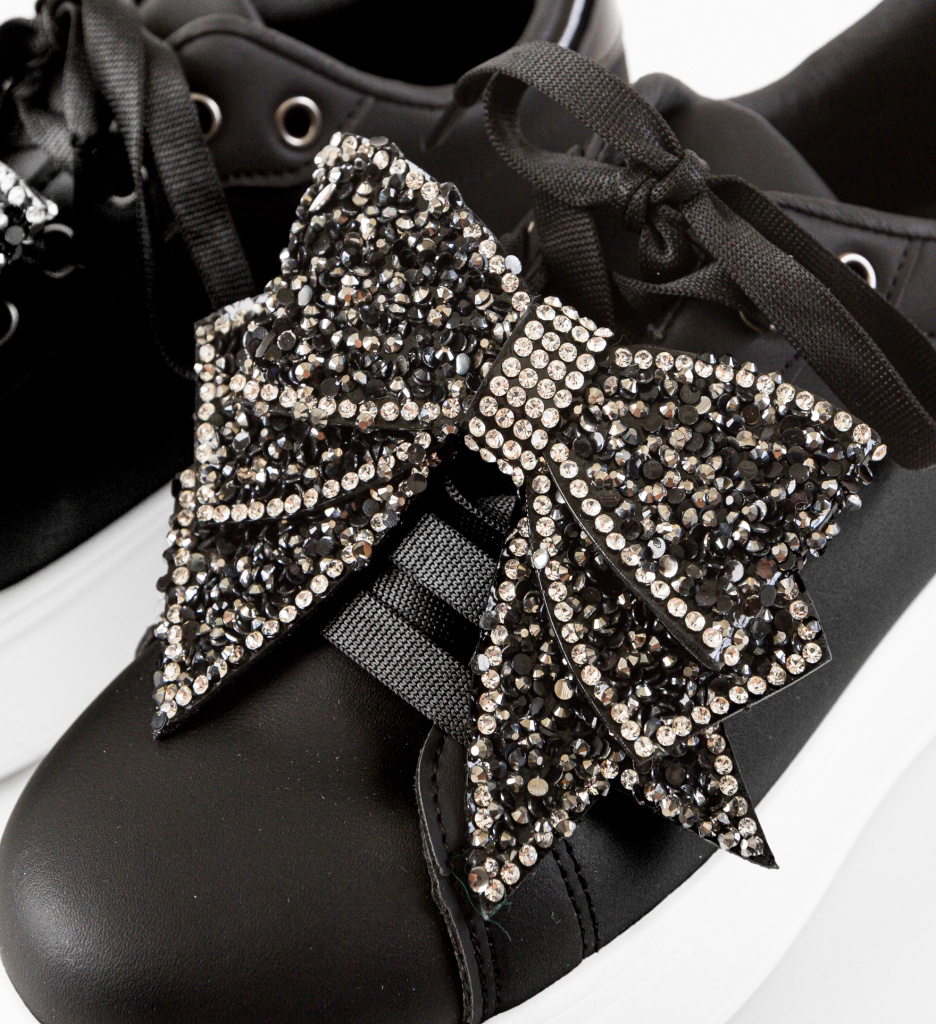 Sneakers Dama Akerman Negri | Confort și Stil - imagine 7