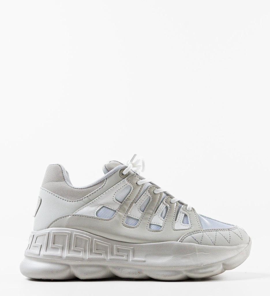 Sneakers Dama Edgar Gri - Confort și Stil - imagine 5