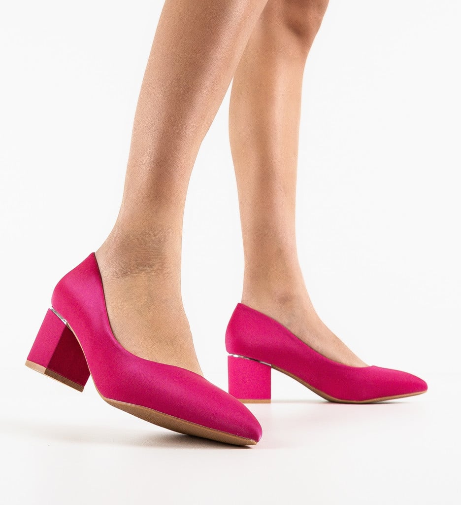Pantofi cu Toc Fuchsia Berry - Eleganță și Stil - imagine 4