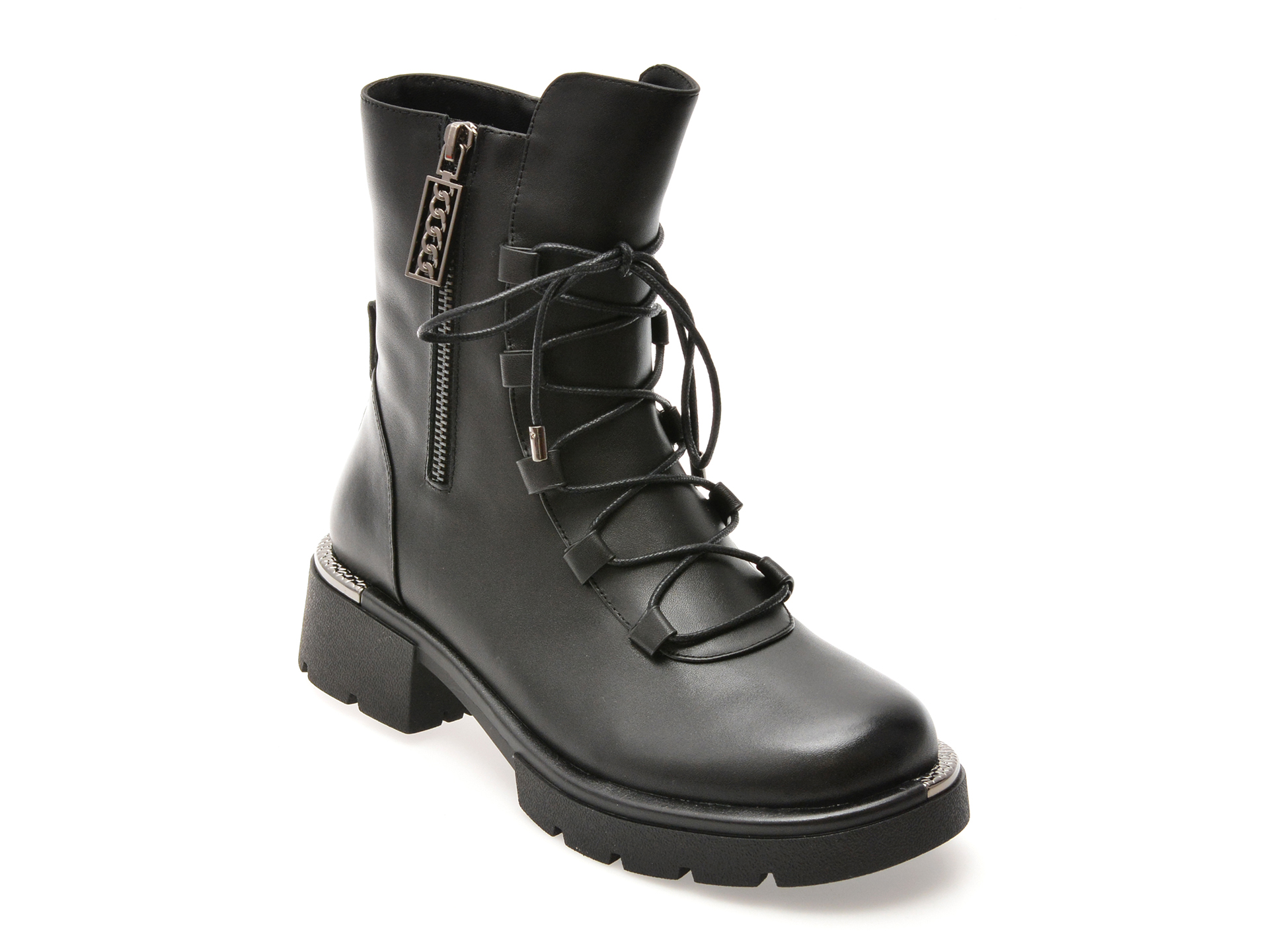Ghete Gryxx Piele Naturală Negre - Eleganță și Confort