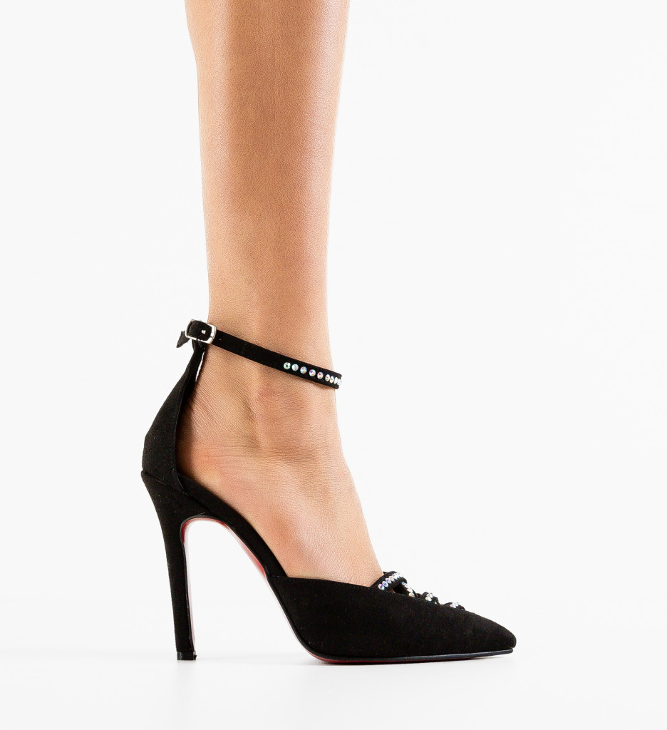 Pantofi Dama Alchonya Negri Eleganți - imagine 4