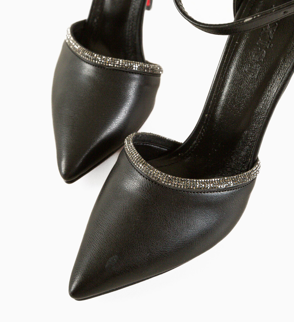 Pantofi Varay Negri - Eleganță și Stil - imagine 8
