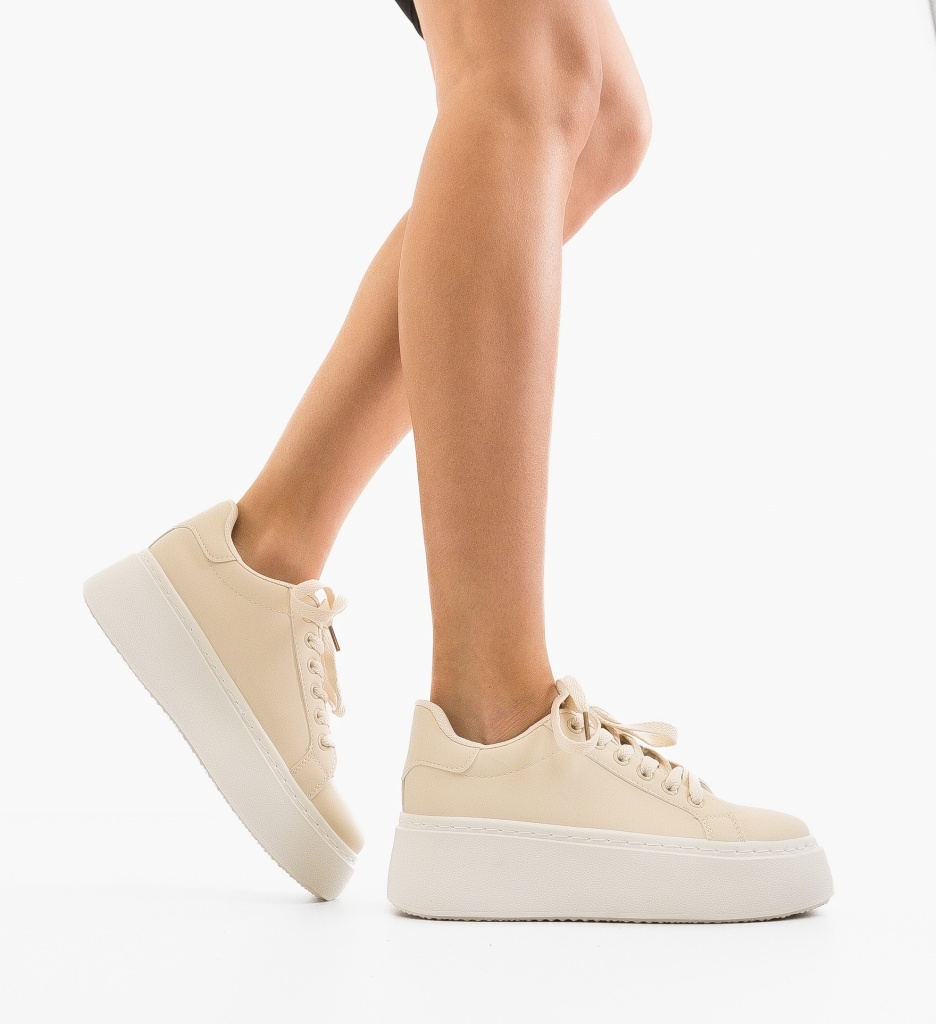 Sneakers Dama Berha Bej | Confort și Stil