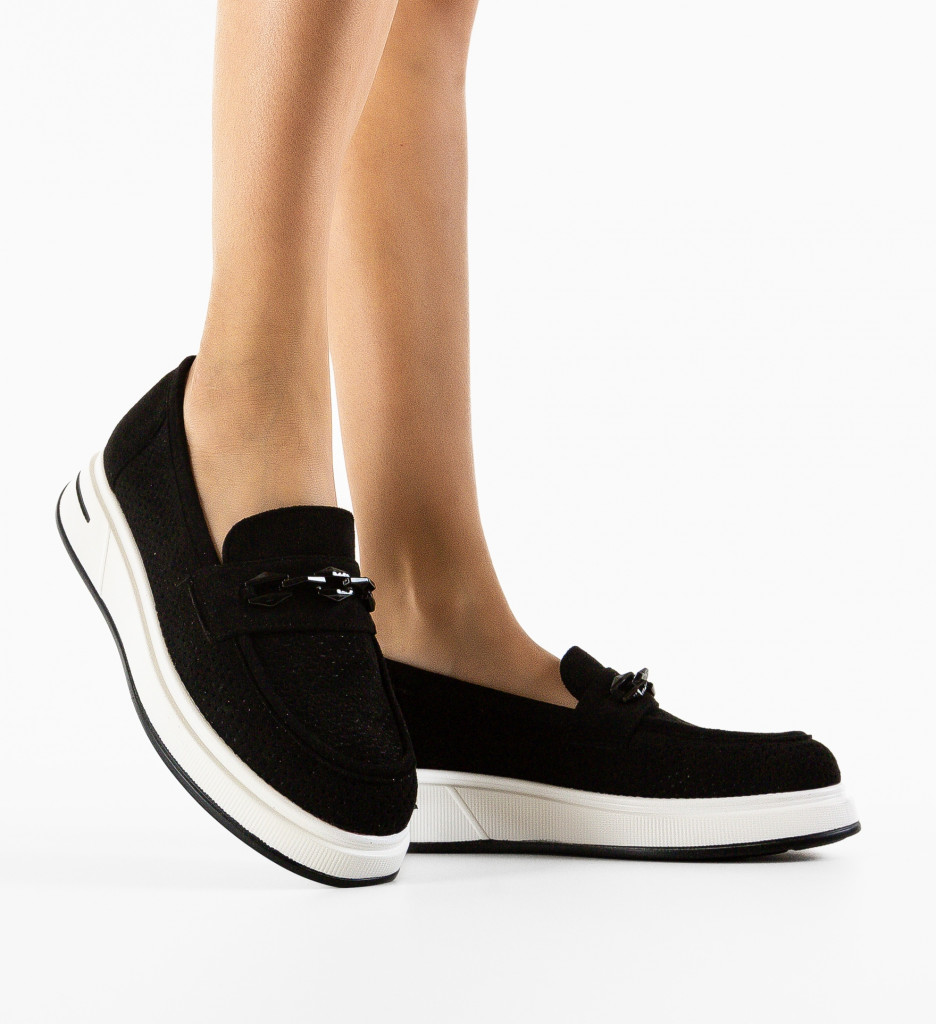 Pantofi Casual Moguly Negre - Confort și Stil - imagine 2