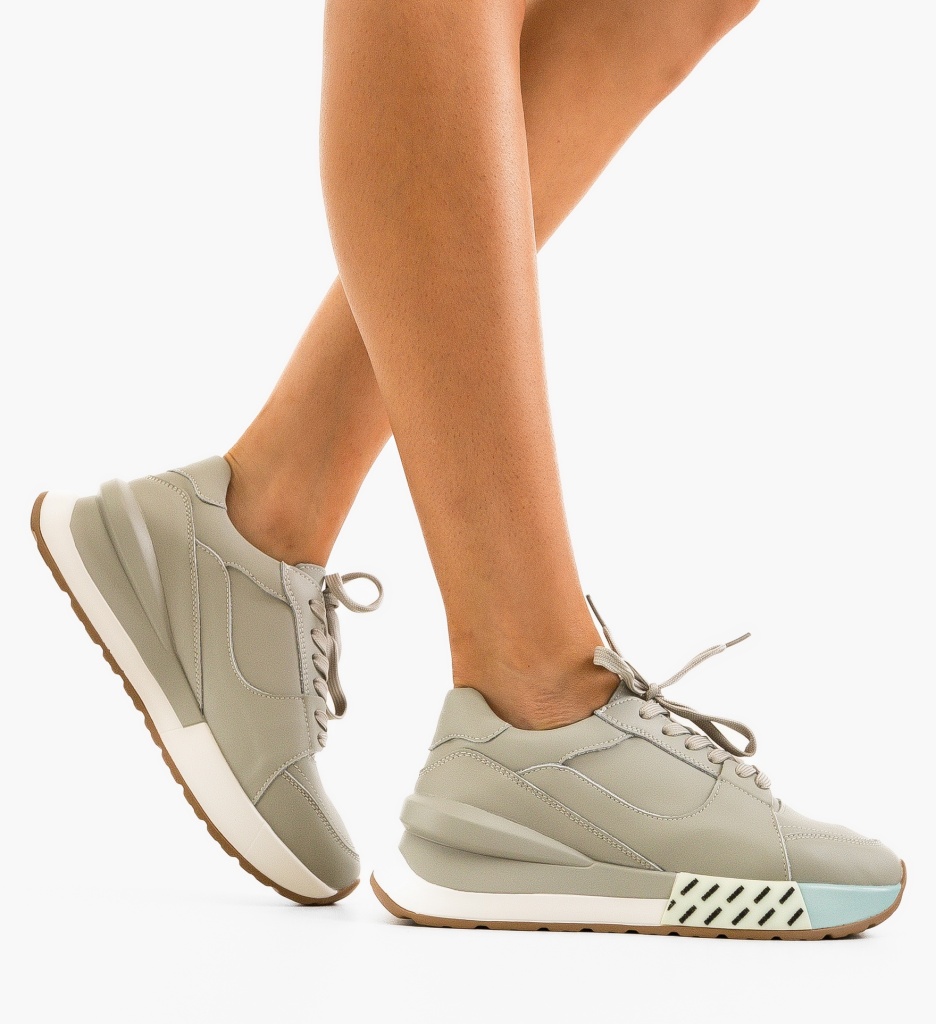 Sneakers Dama Vega Turcoaz - Confort și Stil - imagine 2