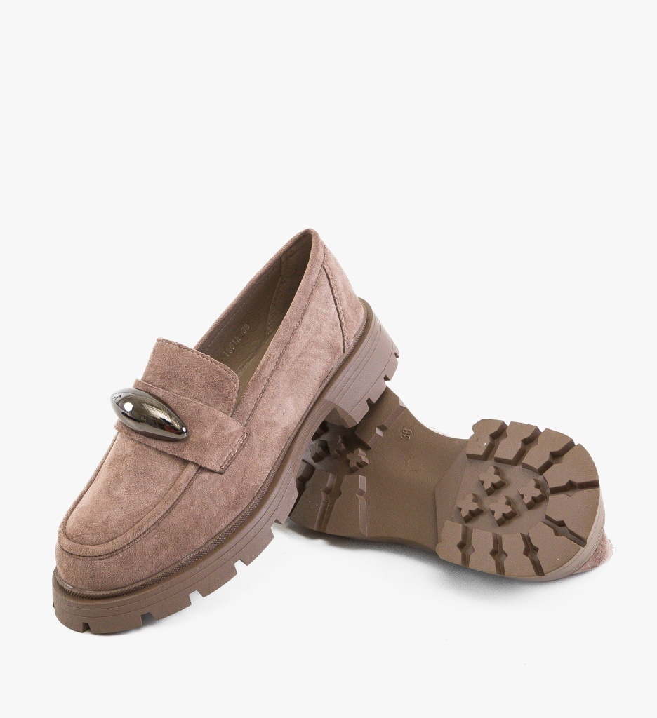 Pantofi Casual Dama Torant Khaki - imagine 5