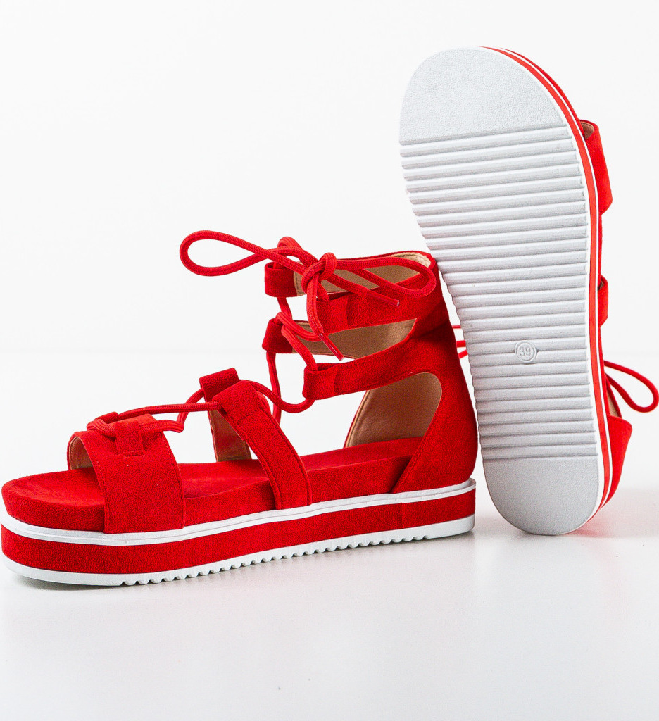 Sandale Dama Rosii | Stil si Confort Zilnic - imagine 6