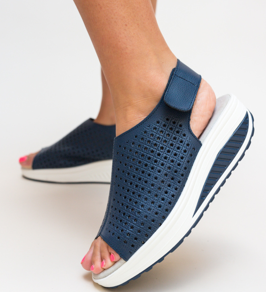 Platforme Liberty Bleumarin - Eleganță și Confort - imagine 3