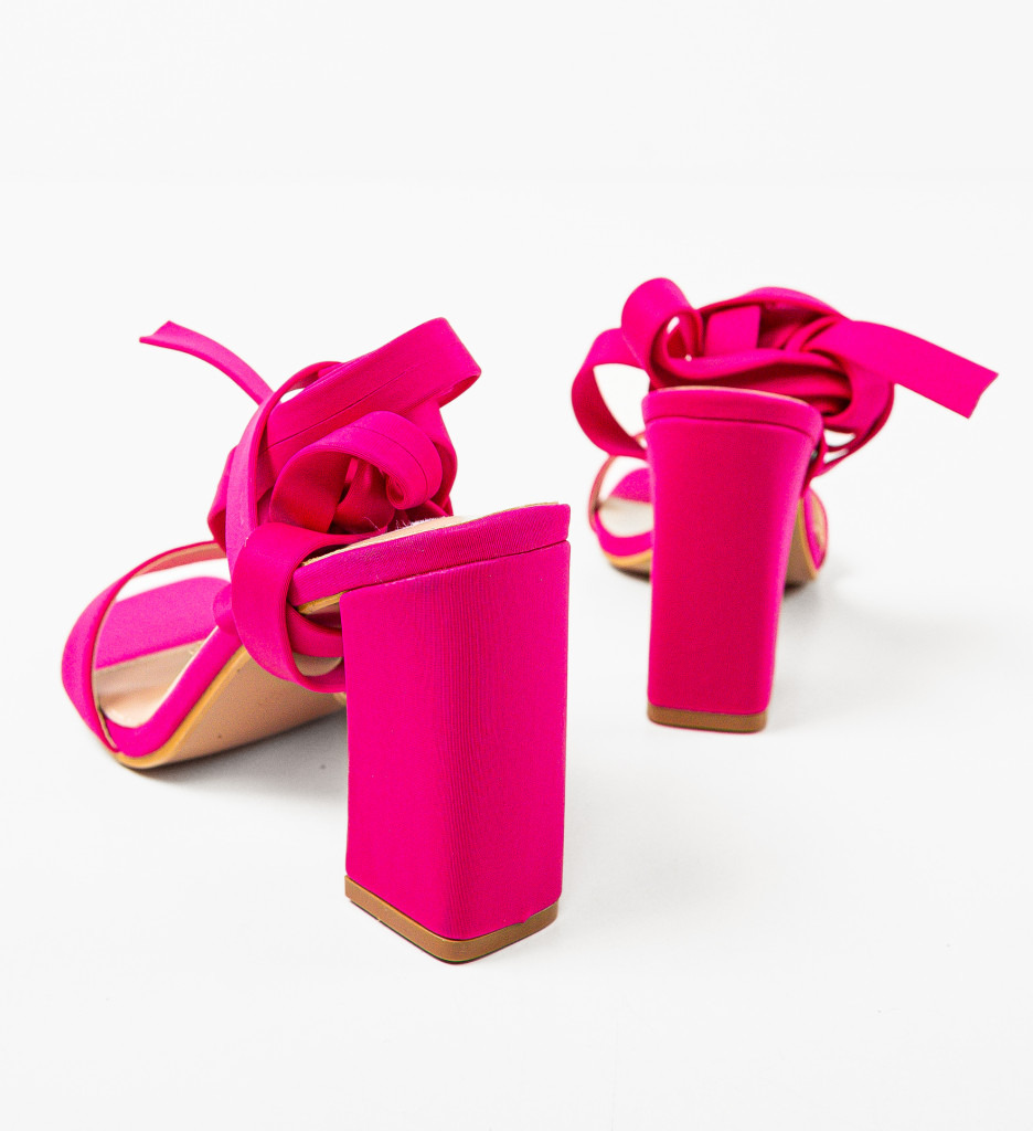 Sandale cu Toc Fuchsia Photine - Stil și Eleganță - imagine 7