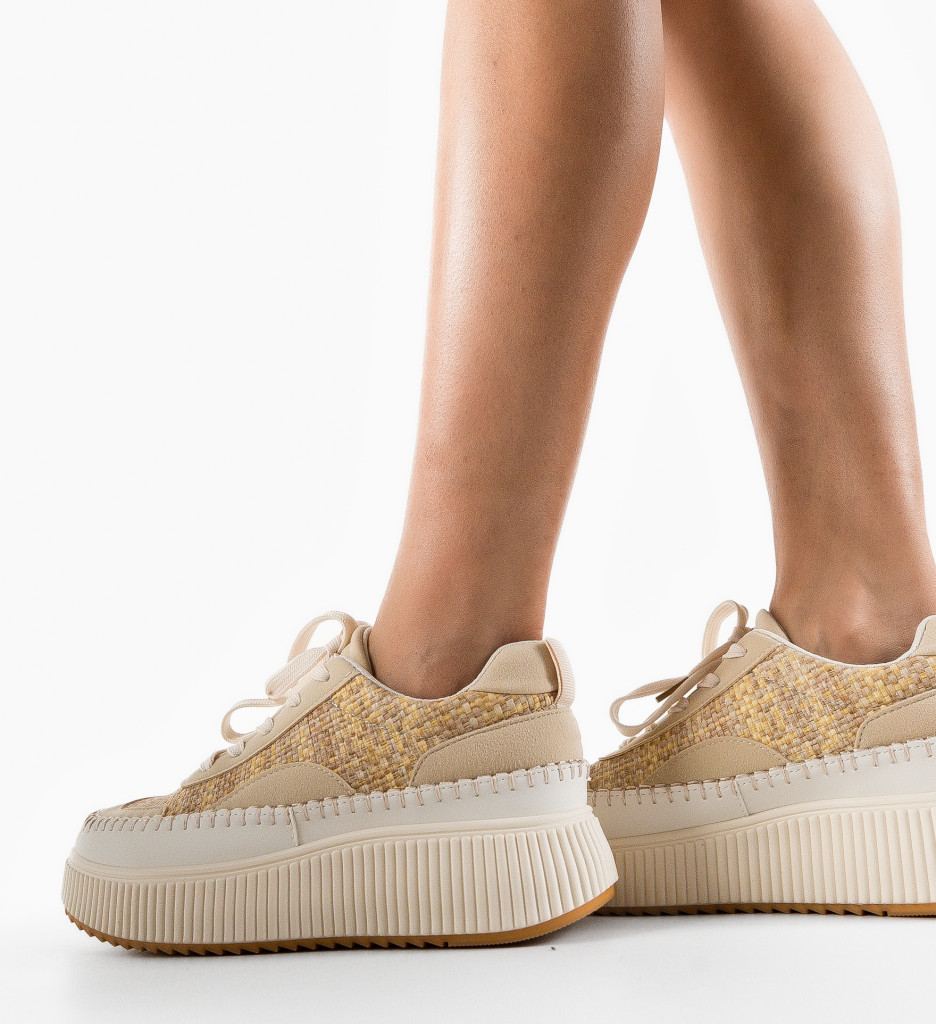 Pantofi Sport Otto Khaki - Confort și Stil - imagine 2