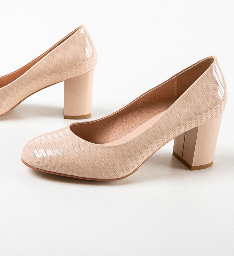 Pantofi Dama Jaylan Nude | Eleganță și Stil - imagine 6