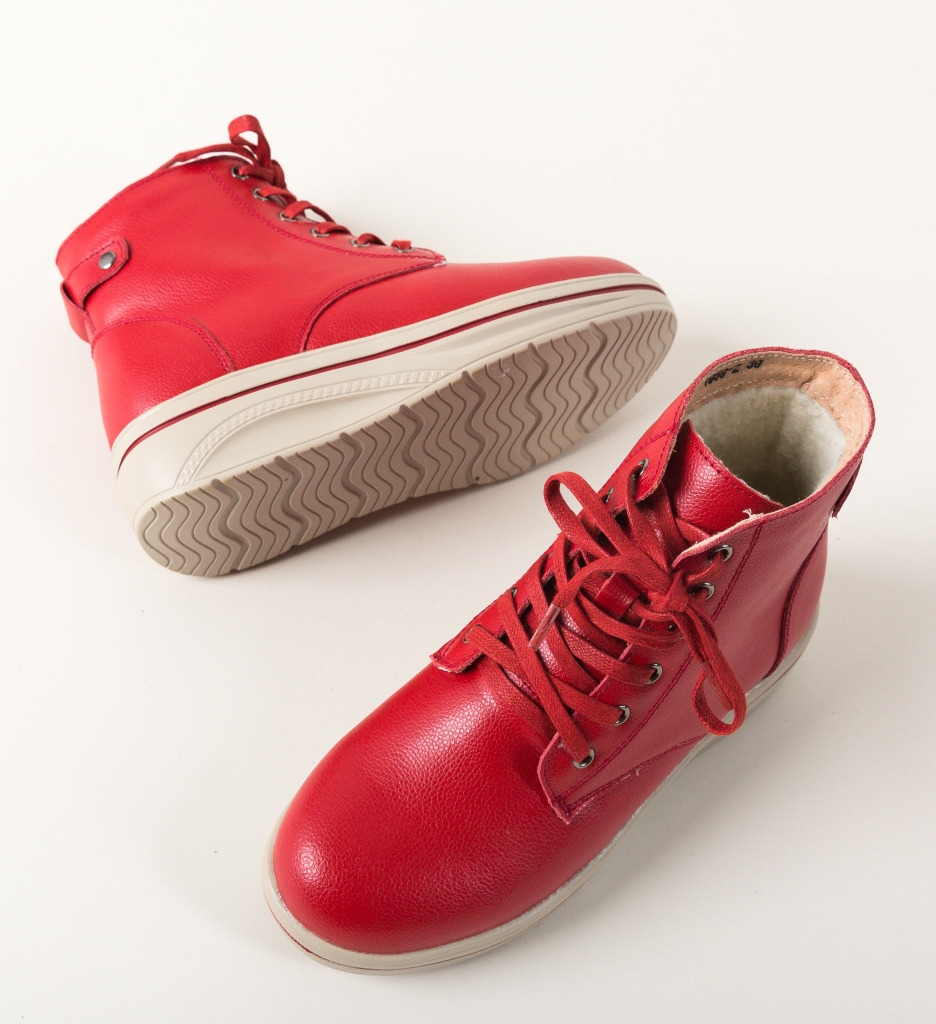 Pantofi Casual Lakiob Rosii - Confort & Stil - imagine 5