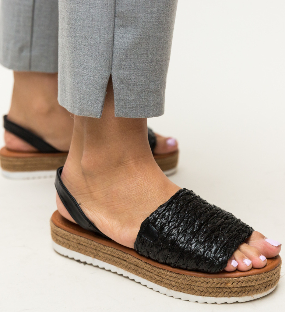Sandale Gregos Negre | Stil și Confort Urban - imagine 3