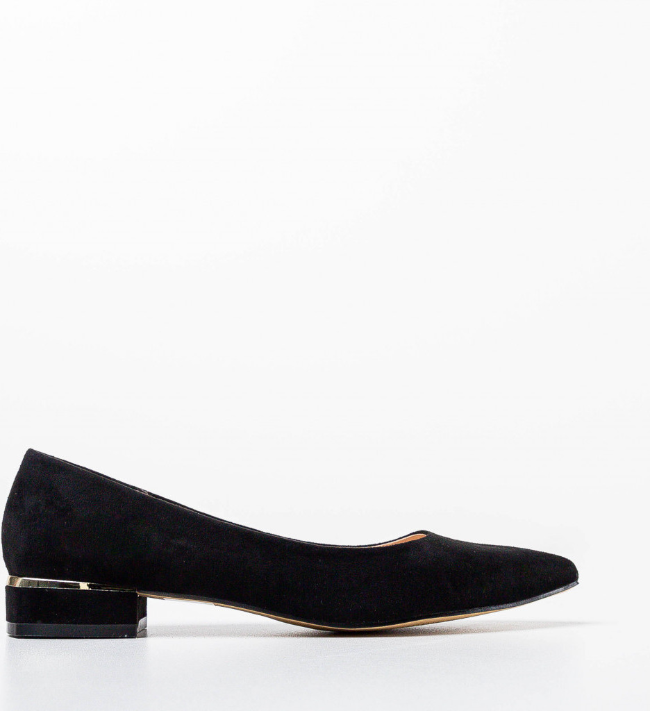 Pantofi Dama Depere Negri Eleganți - imagine 4