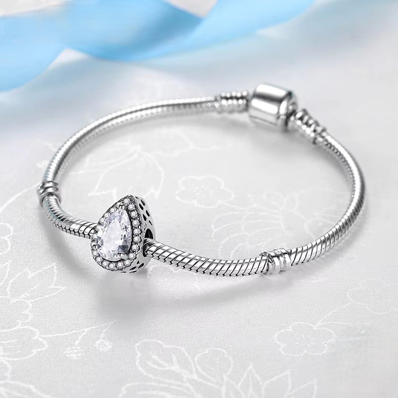 Charm Argint 925 Picatura Placat Rodiu | Amanda - imagine 2