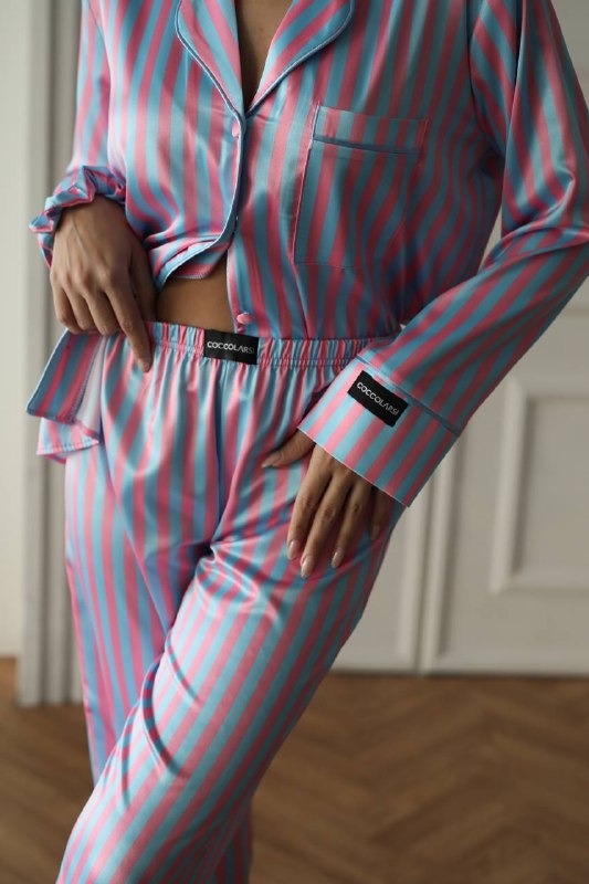 Set Pijama Dama 2 Piese Delis – Satin Mat & Confort - imagine 7
