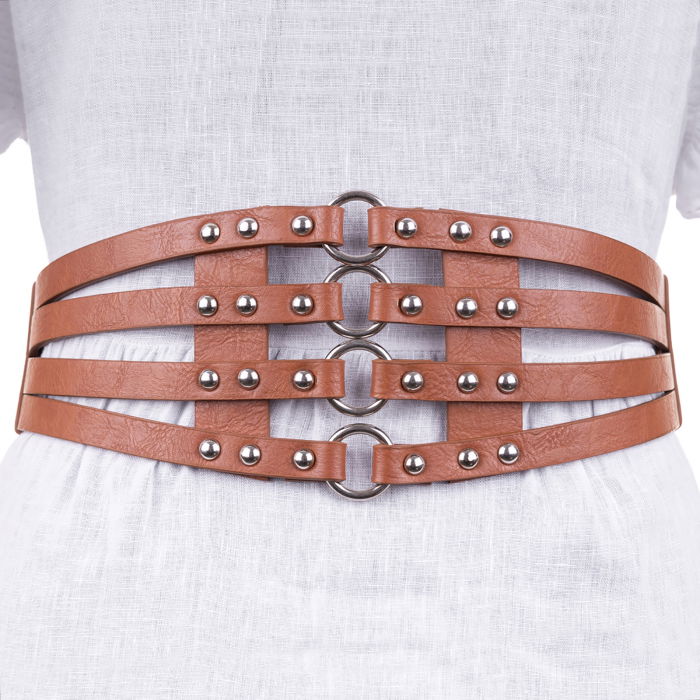 Centura Lata Shopika | Stil Unic, Piele Eco - imagine 1