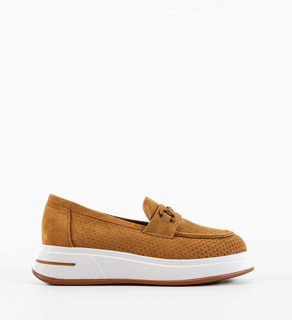 Pantofi Casual Ekine Camel - Confort și Stil - imagine 4