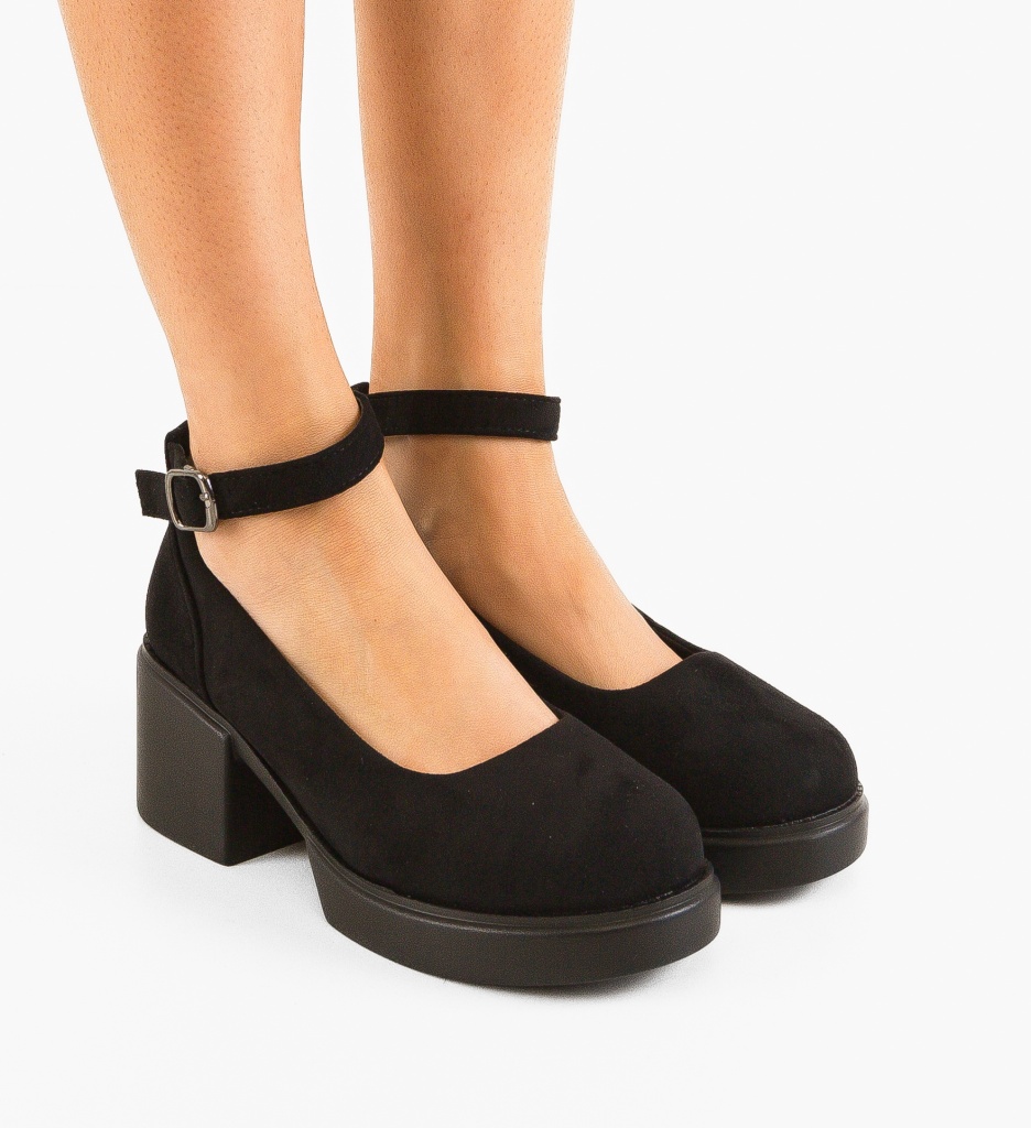Pantofi cu toc Grima Negri - Eleganță maximă