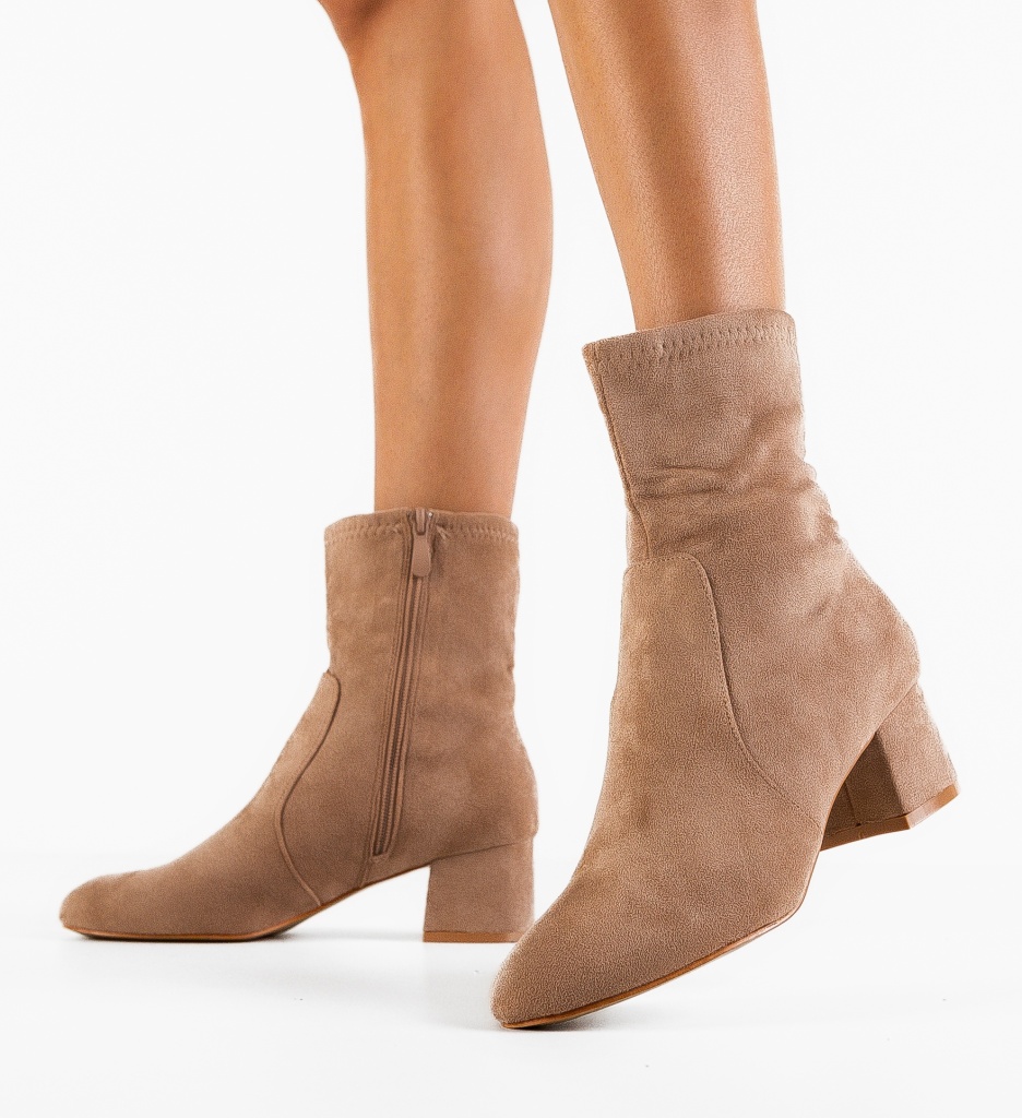 Botine Dama Ismael Khaki - Stil si Confort - imagine 4