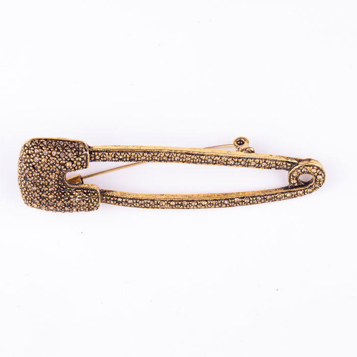 Brosa Shopika Auriu Antichizat | Eleganță Pură