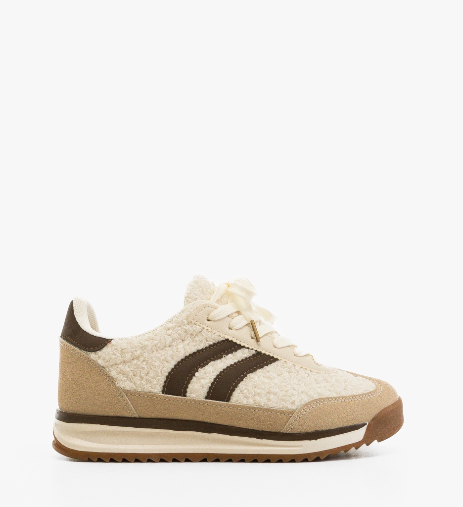 Sneakers Dama Namir Bej | Confort și Stil - imagine 6