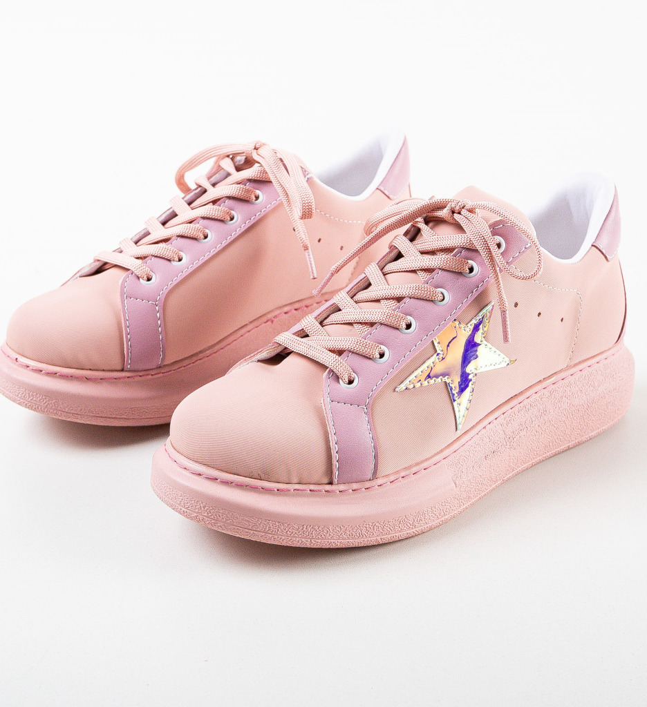 Sneakers Dama Feet Roz - Confort și Stil - imagine 8