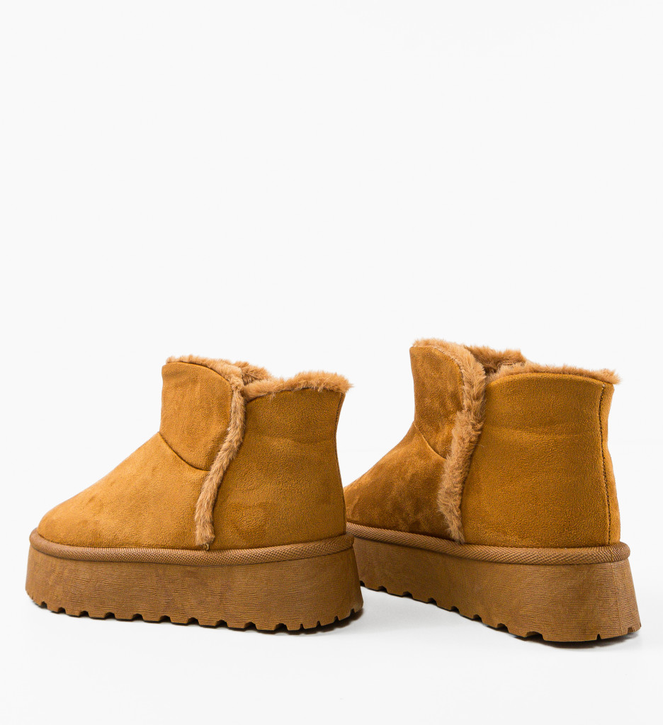 Cizme Tip Ug Cleo Camel - Confort și Stil - imagine 8