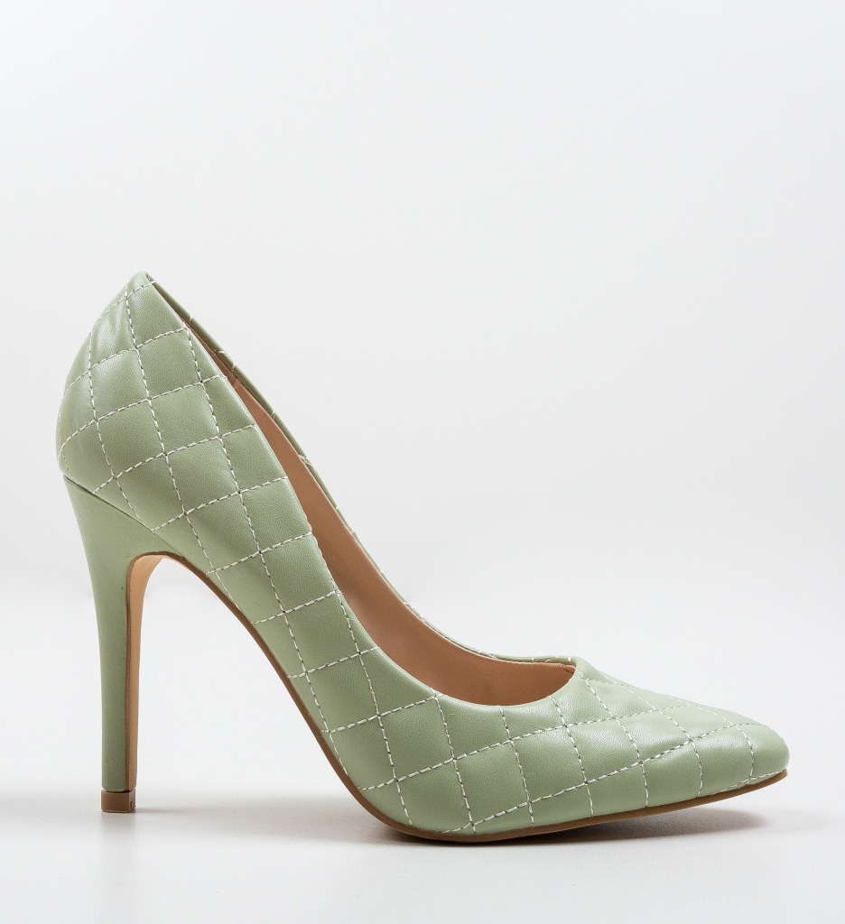 Pantofi Moba Turcoaz cu Toc Eleganți - imagine 6