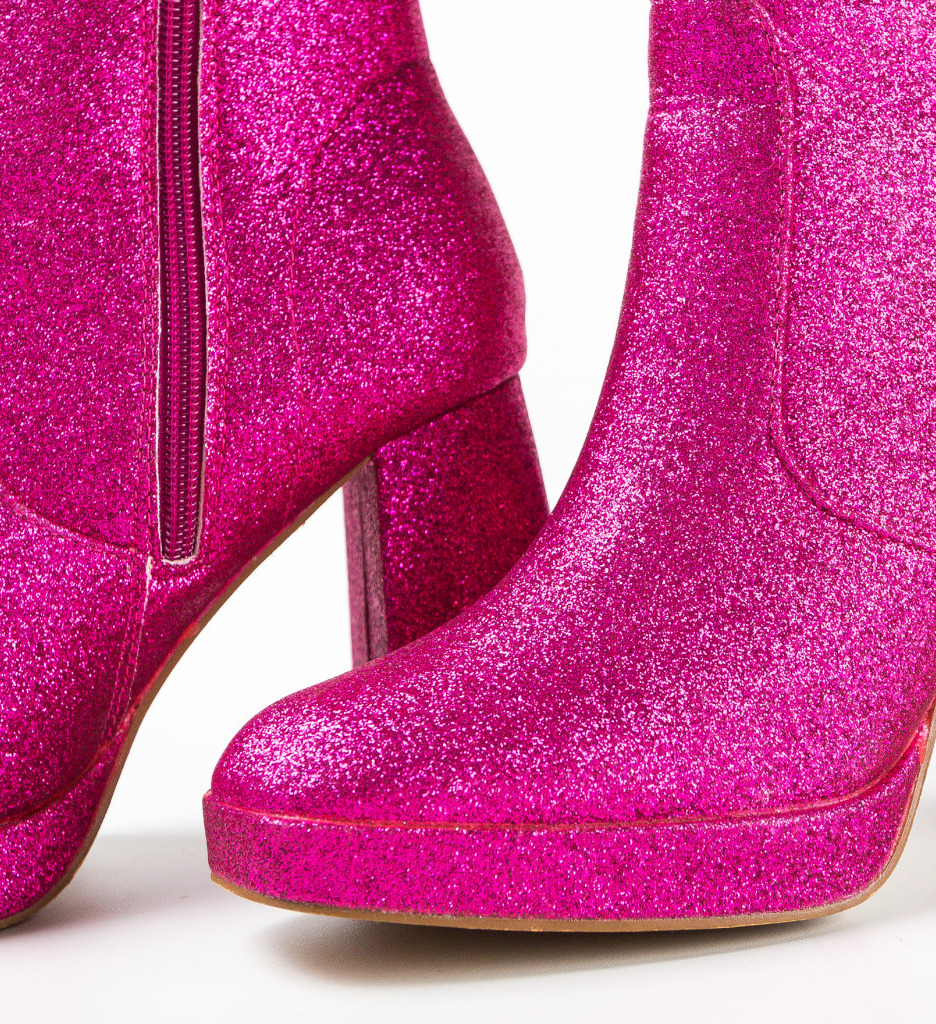 Botine Dama Jazzo Fuchsia | Stil și Eleganță - imagine 6