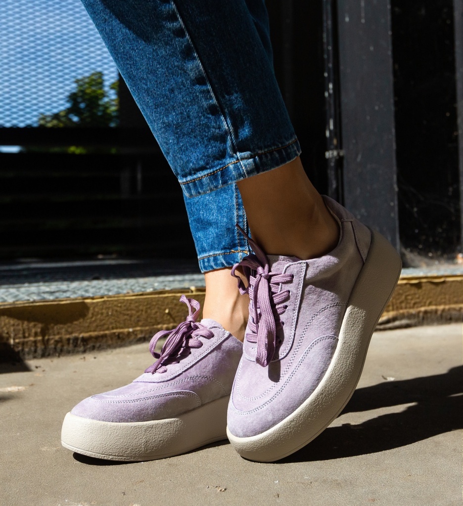 Sneakers Brittni Mov - Confort și Stil Urban - imagine 3