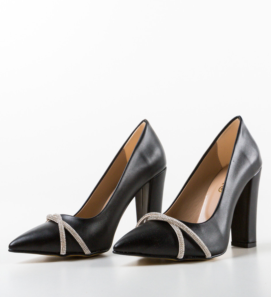 Pantofi Draghici Negri | Eleganți și Versatili - imagine 6