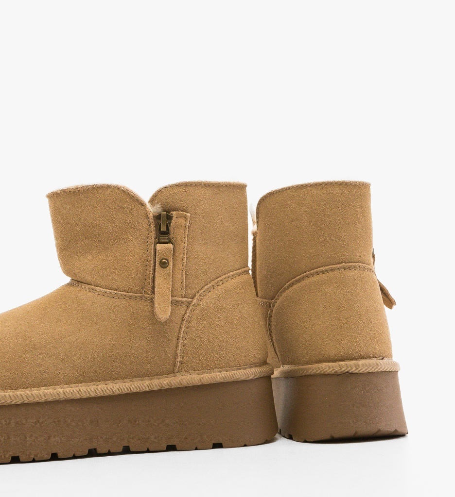 Cizme Ug Nayna Bej Depurtat - Confort & Stil - imagine 4