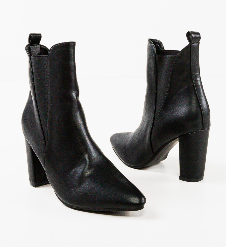 Botine Dama Dagor Negre | Stil Eleganta - imagine 7