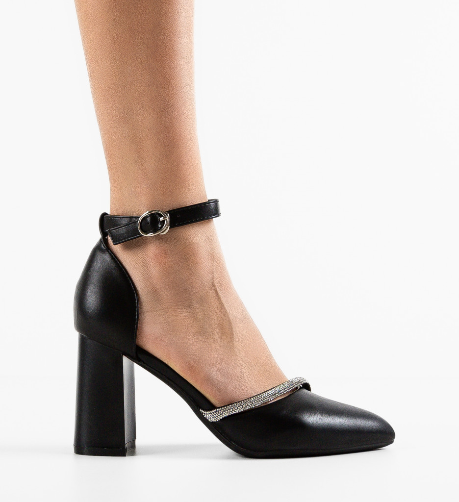 Pantofi cu Toc Dem Negri - Eleganța la Picior - imagine 7