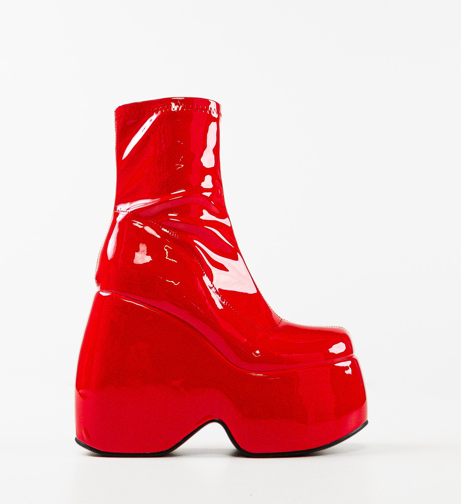 Botine Dama Cosmo Rosii - Stil si Eleganta - imagine 7