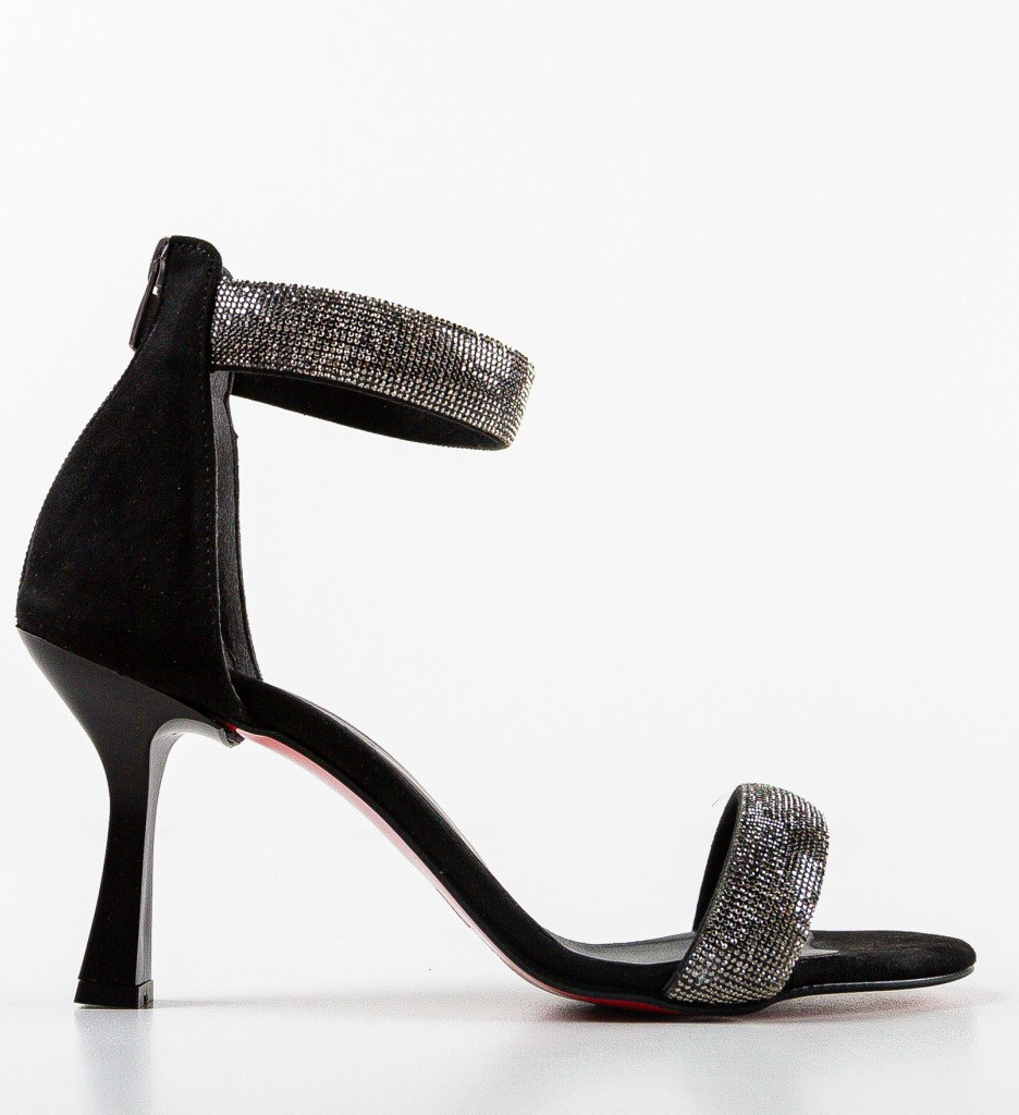 Sandale Gogos Negre | Eleganță cu Toc - imagine 4