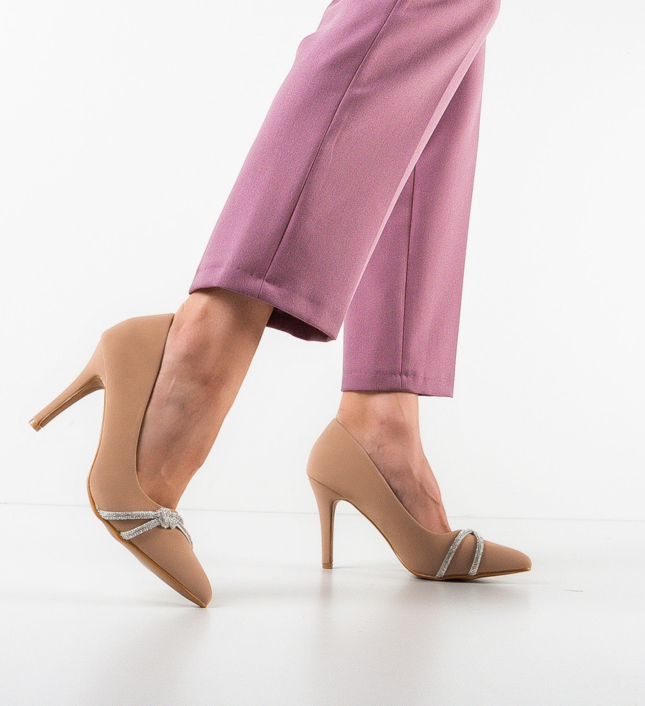 Pantofi Dama Ajan Bej | Eleganță și Stil