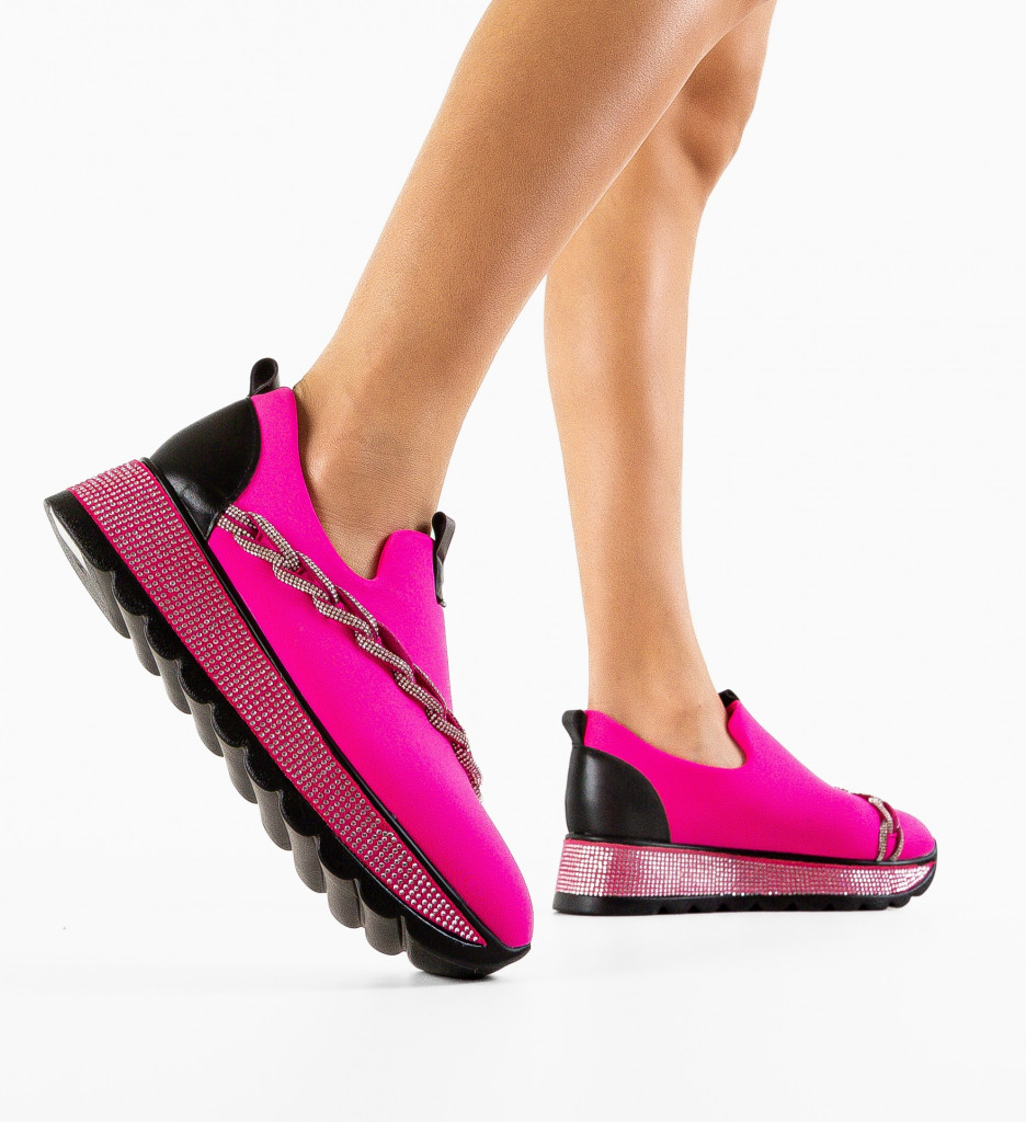Sneakers Dama Andala Fuchsia | Confort și Stil