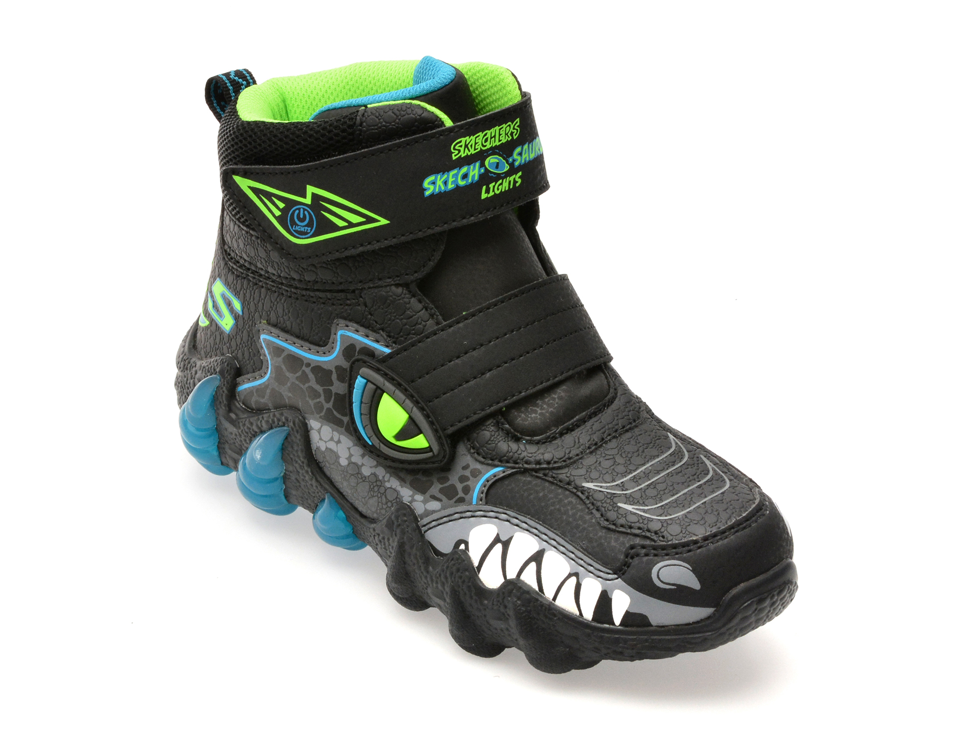 Ghete Skechers Băieți cu Lumini - Negre
