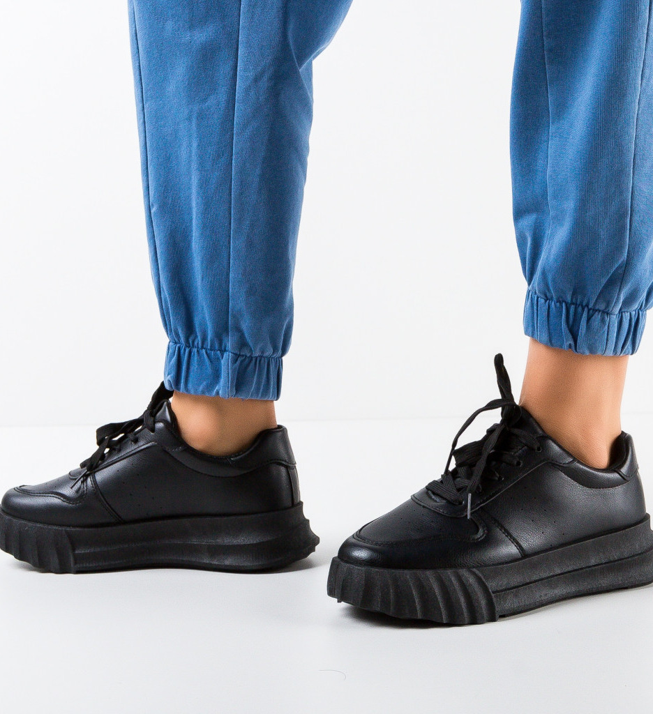 Sneakers Preston Negri | Stil și Confort Urban - imagine 2