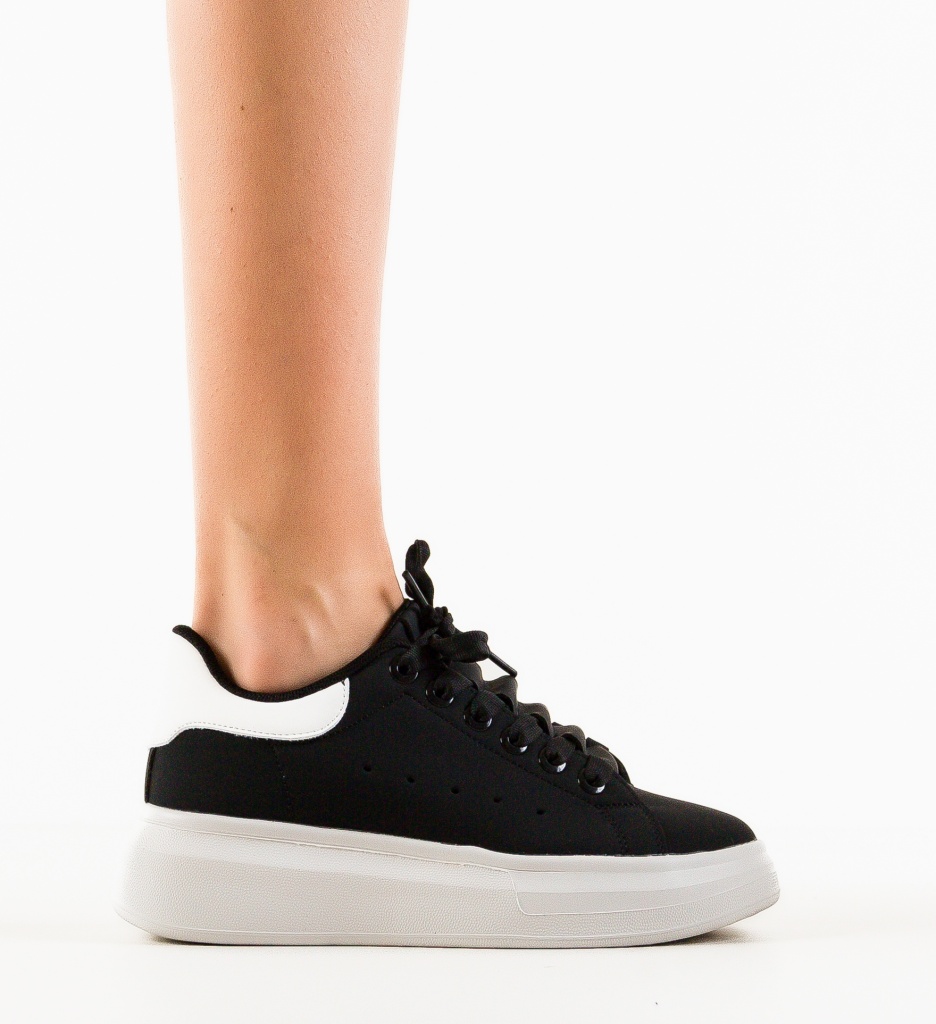 Sneakers Dama Safara Negre | Confort și Stil - imagine 2