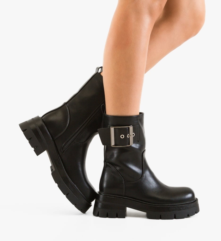 Ghete Dama Kadie Negre | Stil Depurtat - imagine 3