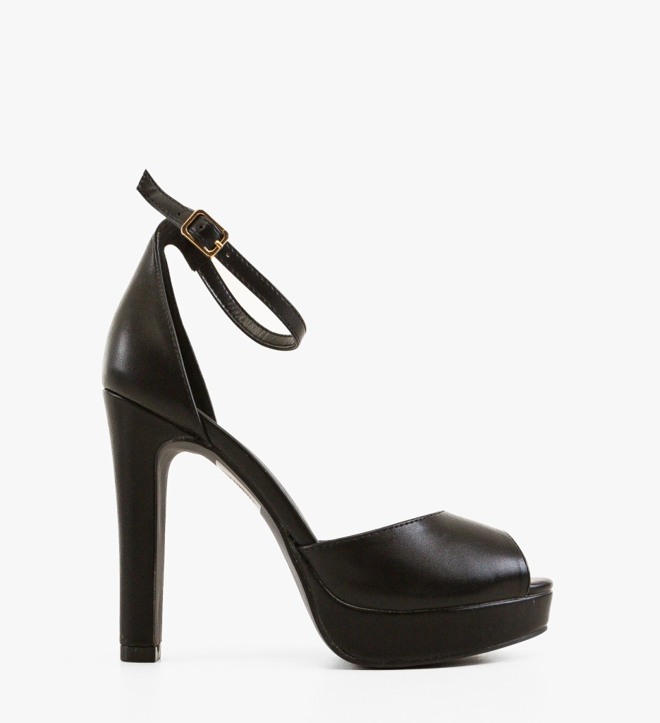 Sandale cu Toc Leena Negre - Eleganță și Stil - imagine 4