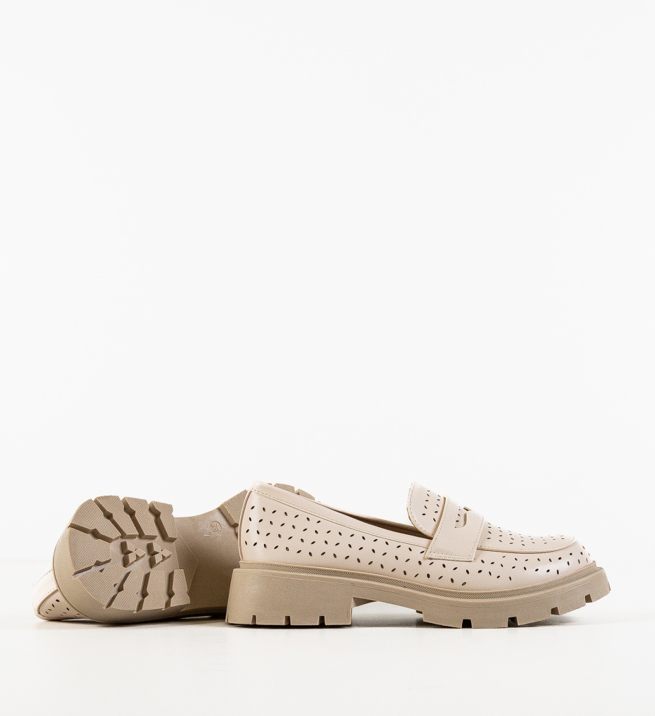 Pantofi Casual Krato Bej - Confort și Stil - imagine 5