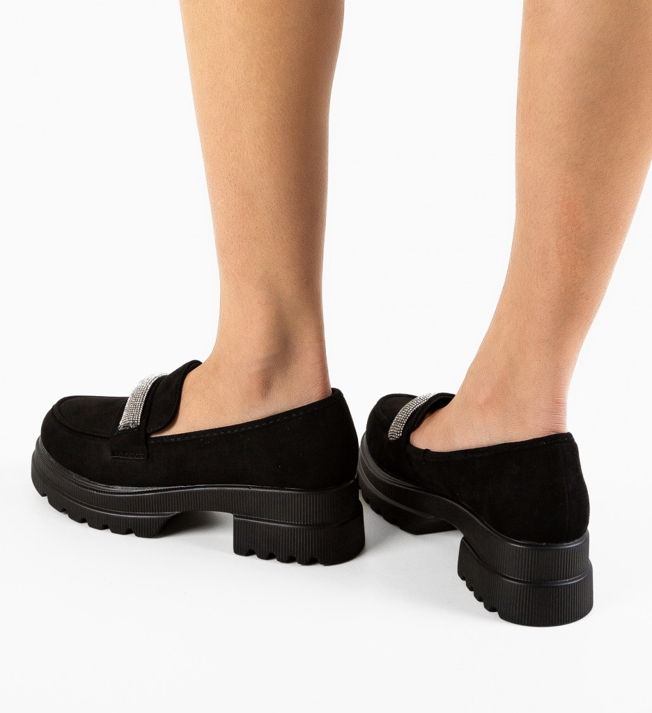 Pantofi Casual Lelan Negri | Confort Zilnic - imagine 5