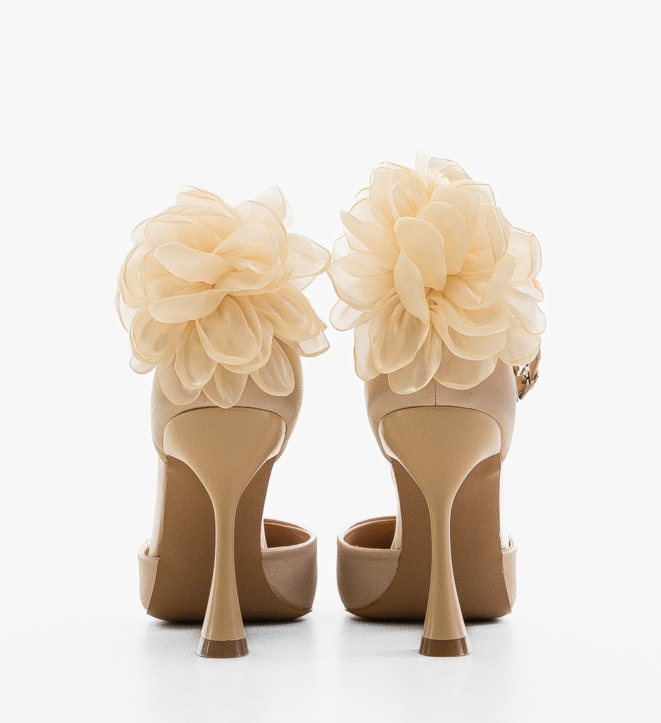 Pantofi Lale Bej Depurtat | Eleganță Asigurată - imagine 3