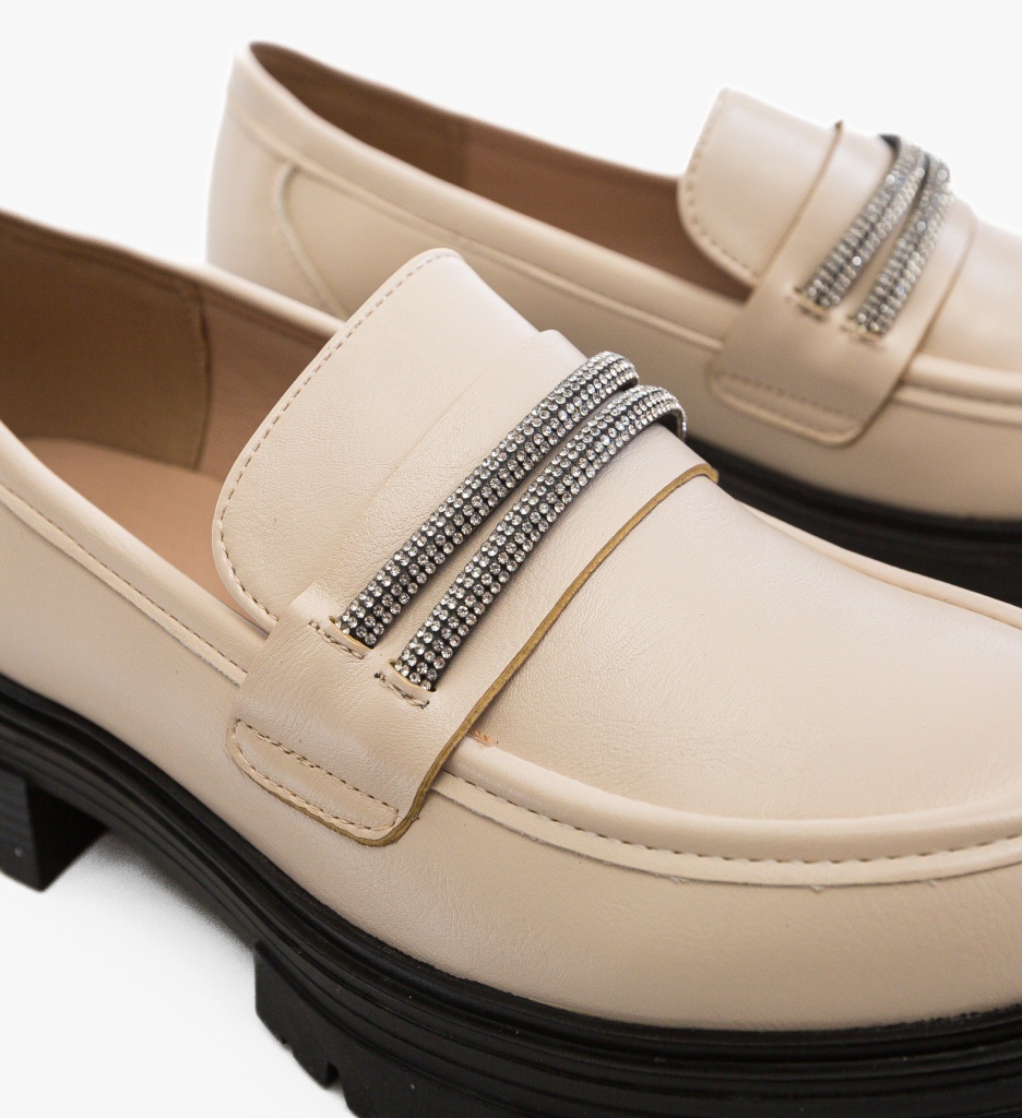 Pantofi Casual Dama Uster Bej | Confort și Eleganță - imagine 5