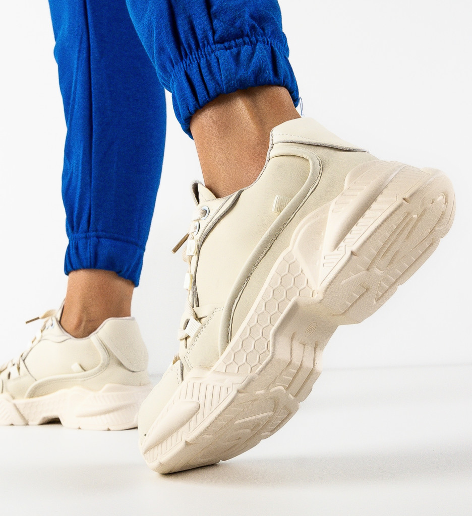 Sneakers Samir Bej - Confort și Stil Sport - imagine 2