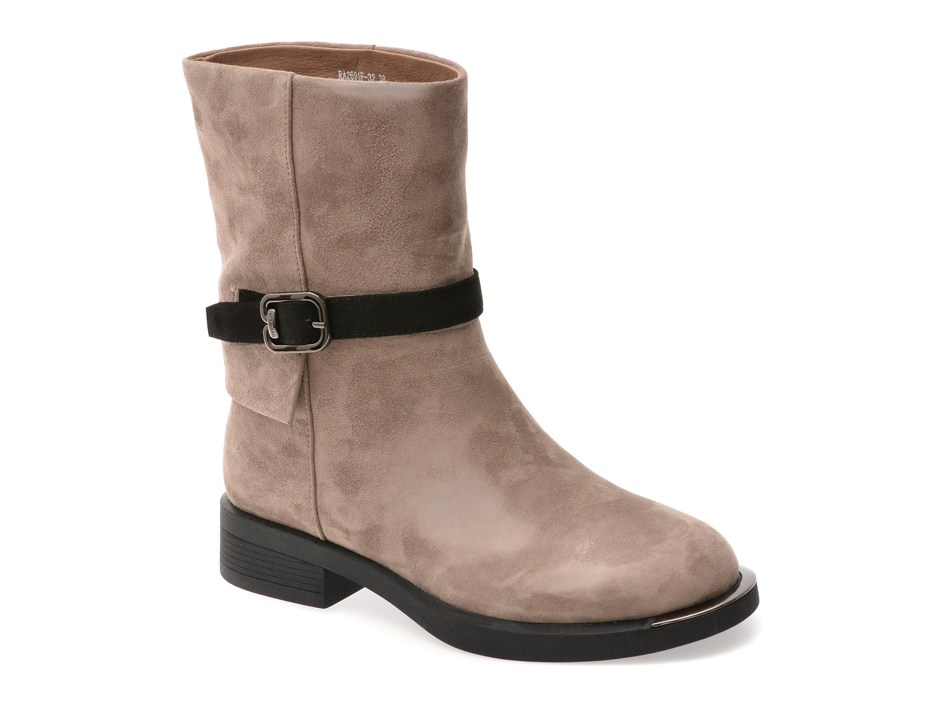 Ghete EPICA Gri Piele Intoarsa | Eleganta Urbana